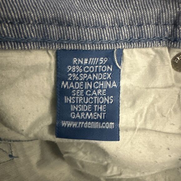 R. REVOLUTION Jeans RRDenim Cotton Spandex Size Mens Size 29 Special Blue Skinny - Picture 9 of 10